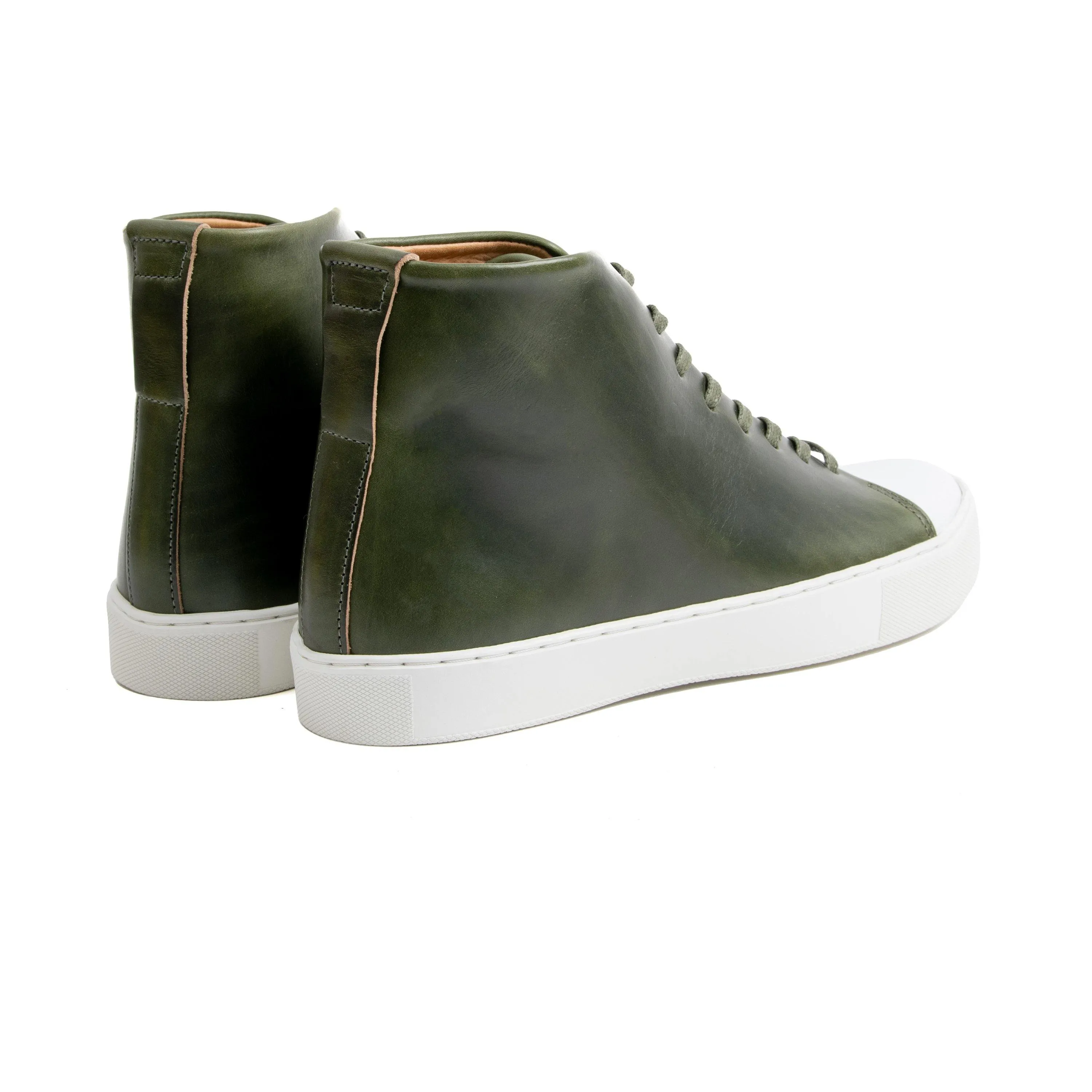 Abington Hi Toe Cap - Chromexcel Vert Forêt Horween