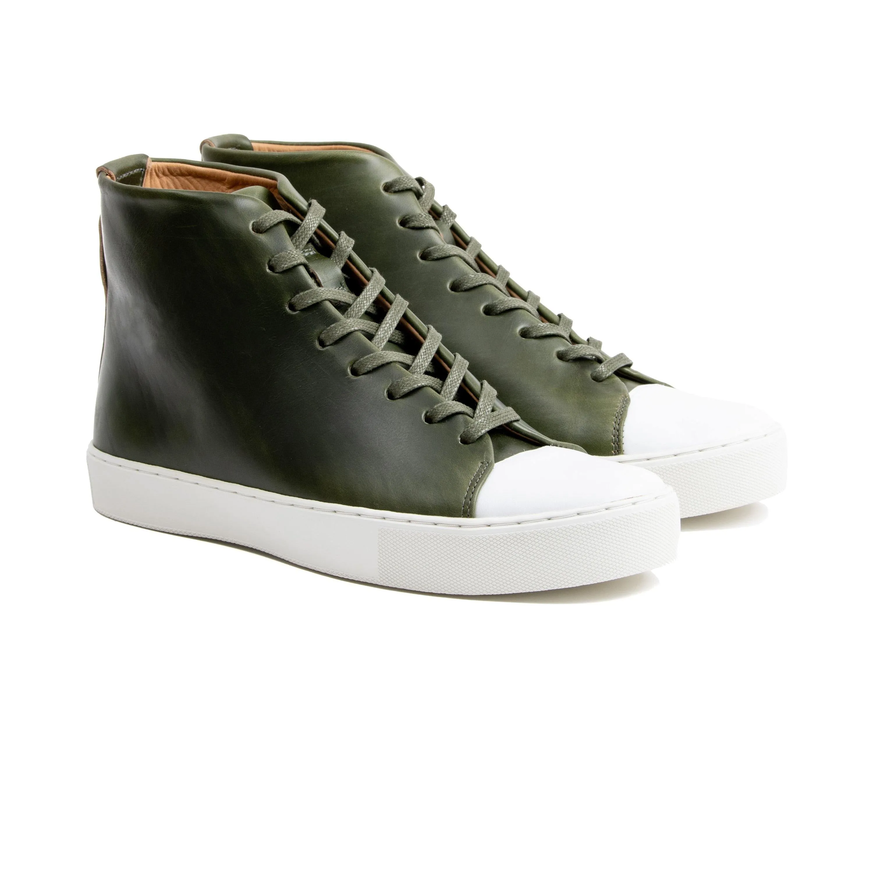 Abington Hi Toe Cap - Chromexcel Vert Forêt Horween