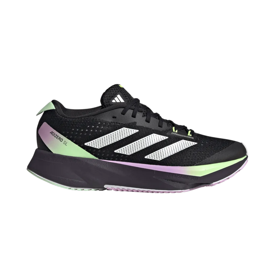 Adidas Adizero SL Femme Noir Fondamental Vert Étincelle