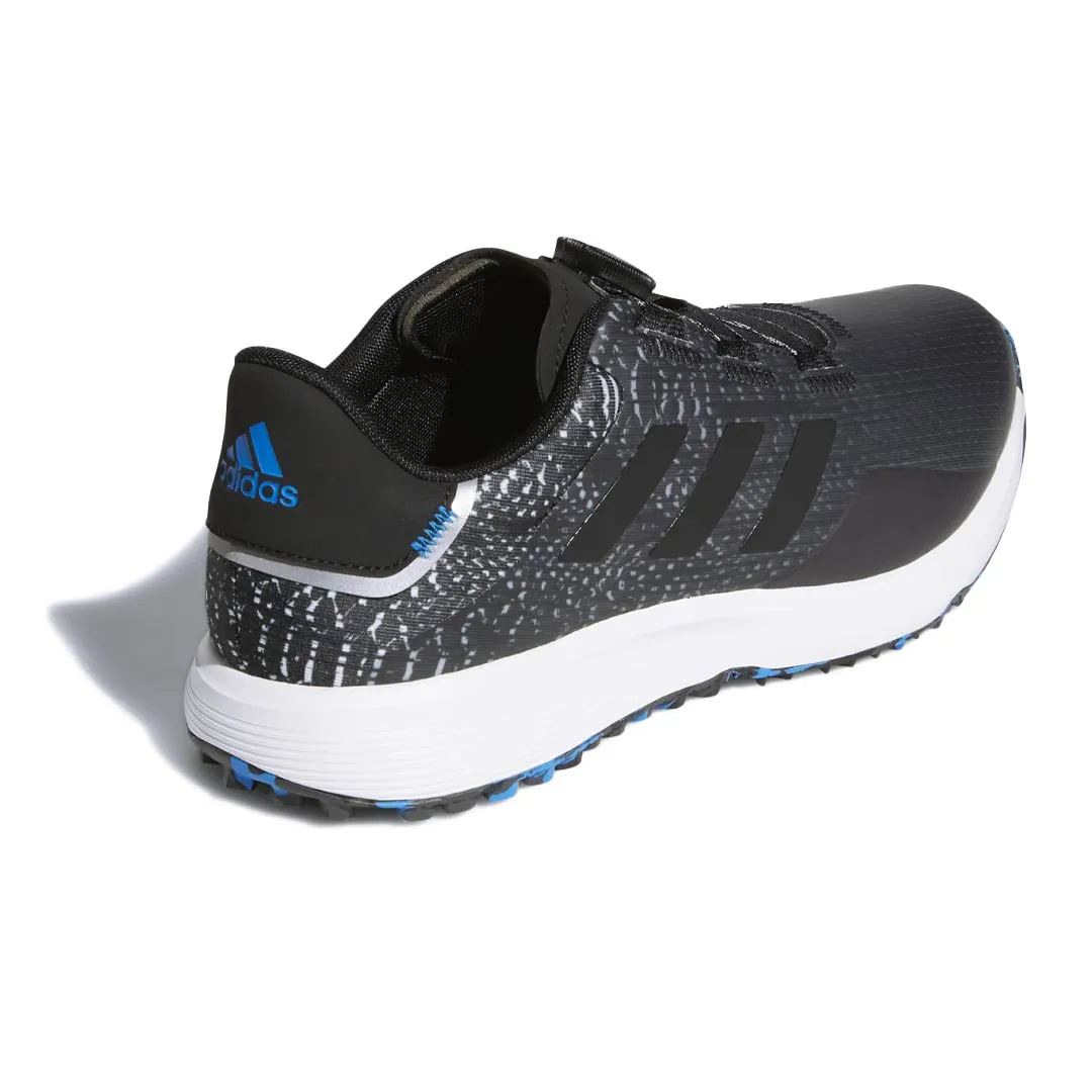 adidas - Chaussures de golf sans crampons S2G Boa pour homme (large) (GV9789)