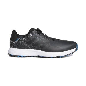 adidas - Chaussures de golf sans crampons S2G Boa pour homme (large) (GV9789)