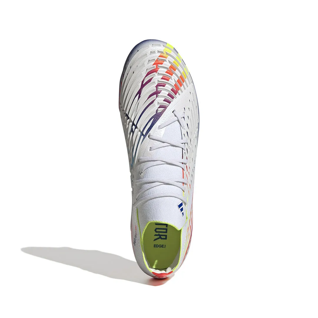adidas - Chaussures de football Predator Edge.1 Low Firm Ground unisexes (GW1022)