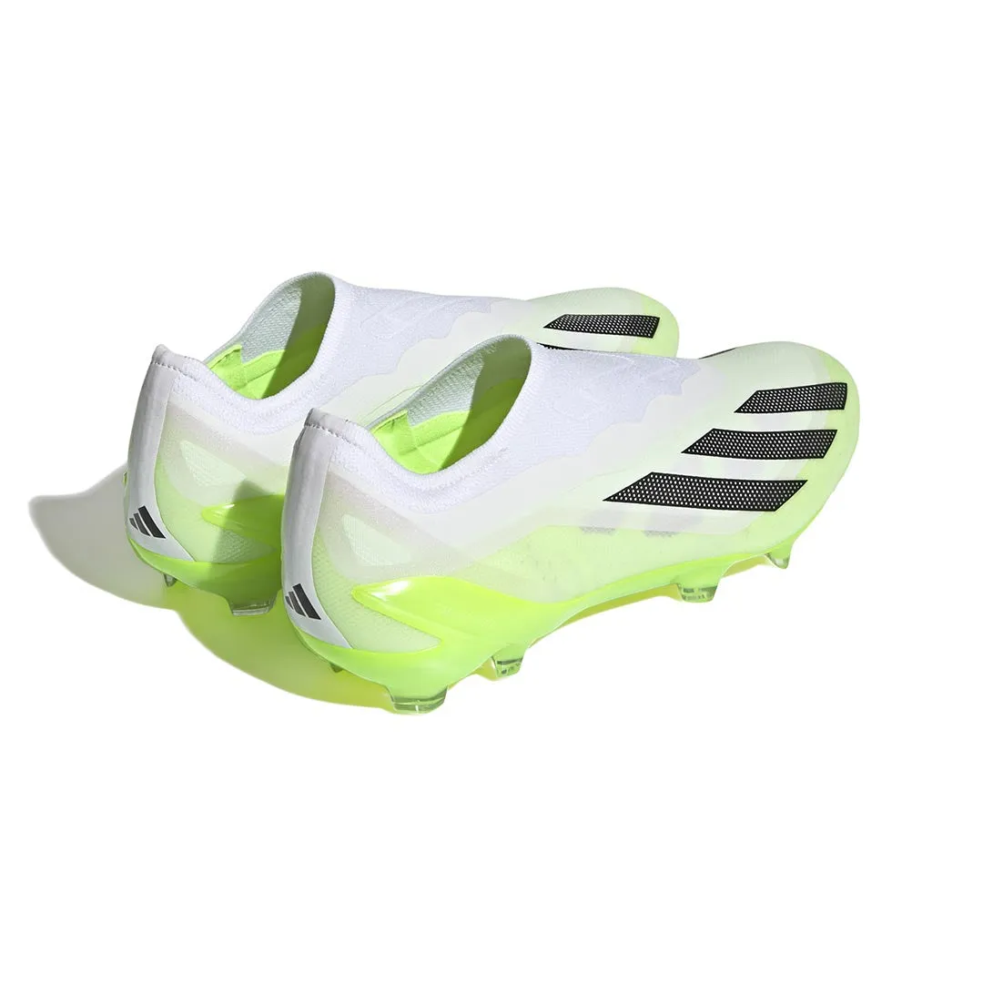 adidas - Chaussures à crampons Unisex X Crazyfast.1 sans lacets pour terrain sec (GY7378)