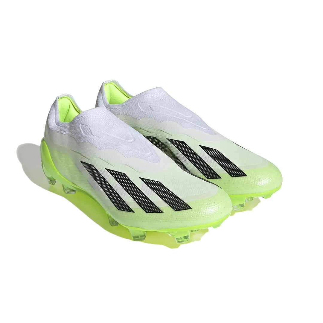 adidas - Chaussures à crampons Unisex X Crazyfast.1 sans lacets pour terrain sec (GY7378)