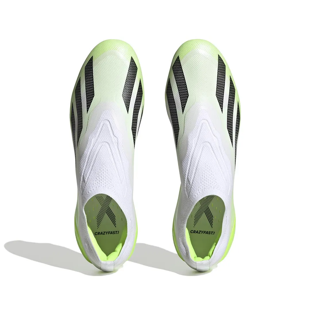 adidas - Chaussures à crampons Unisex X Crazyfast.1 sans lacets pour terrain sec (GY7378)