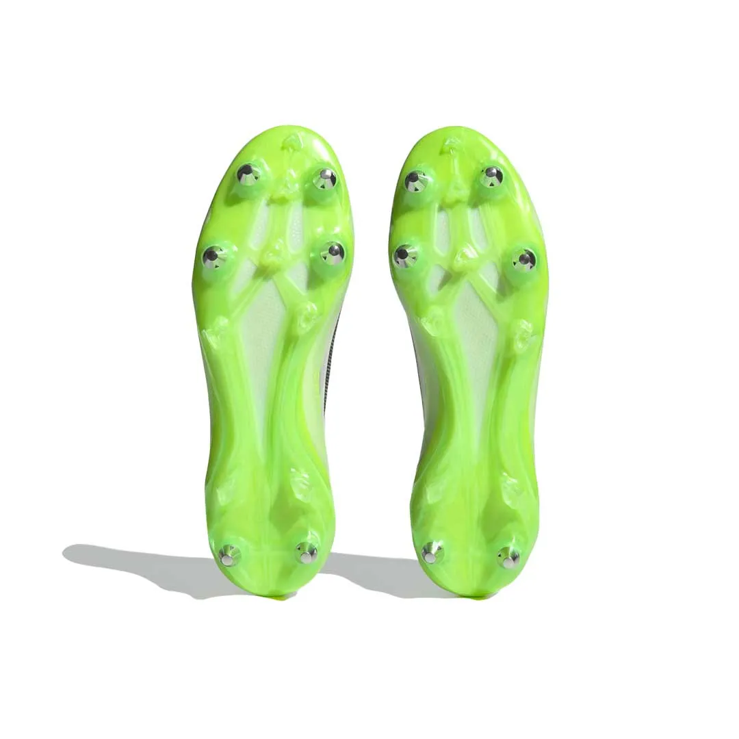 adidas - Chaussures de football à crampons moulés pour terrain souple sans lacets unisexes X Crazyfast.1 (IE6637)