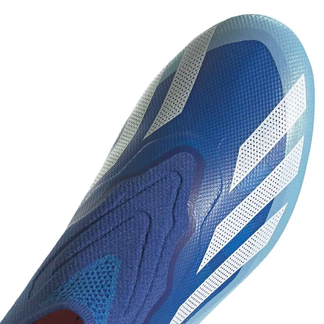 adidas - Chaussures de football à crampons moulés pour terrain souple sans lacets unisexes X Crazyfast.1 (IE6640)