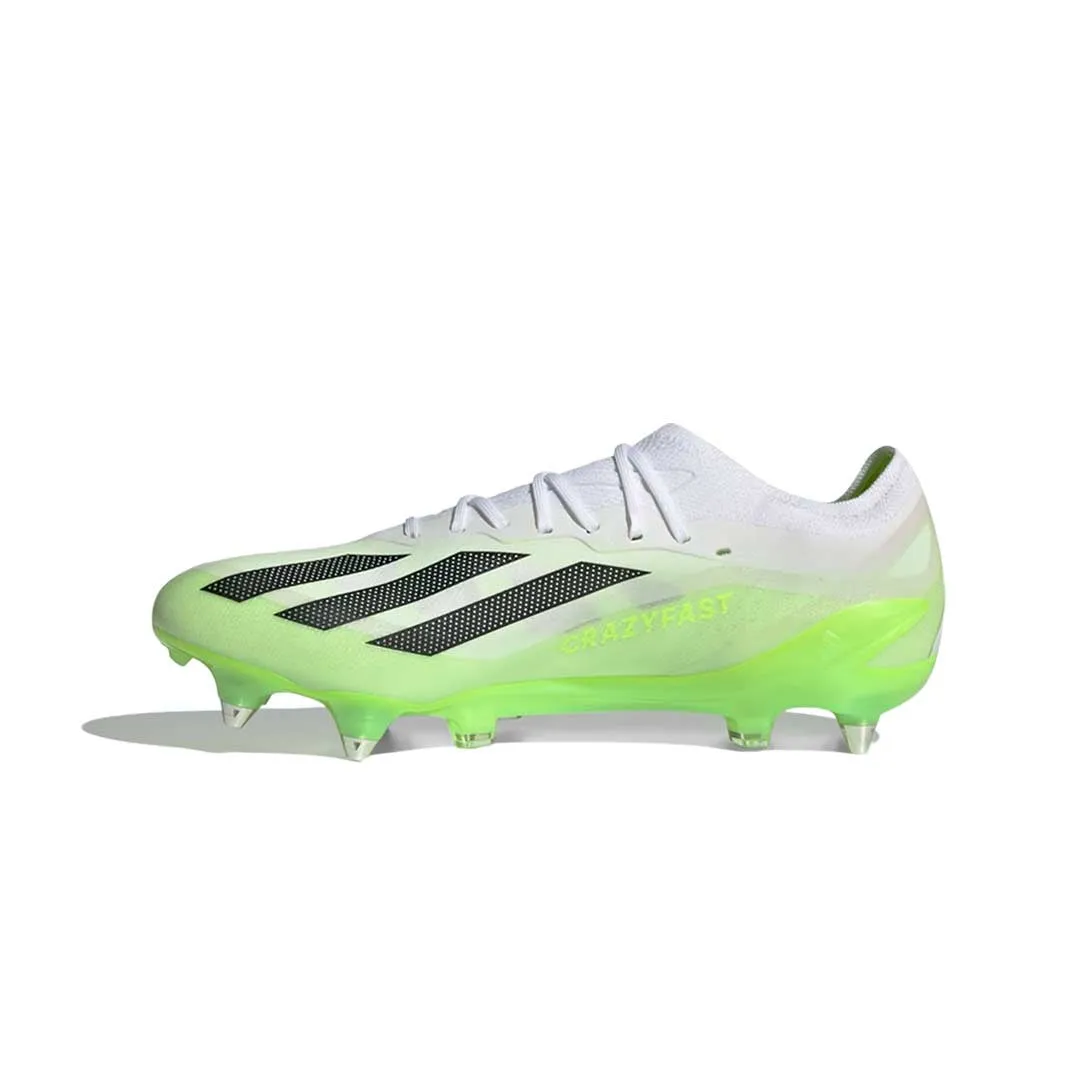 adidas - Chaussures de football à crampons souples Unisex X Crazyfast.1 pour terrain sec (IE6626)