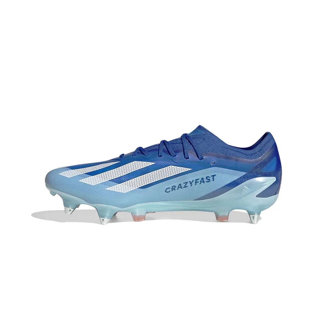 adidas - Chaussures de football à crampons souples Unisex X Crazyfast.1 pour terrain sec (IE6628)