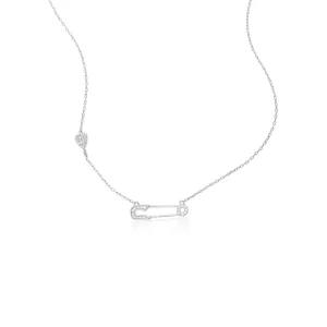 Adornia Collier Cœur en Épingle de Sûreté Chaussures ecco argent