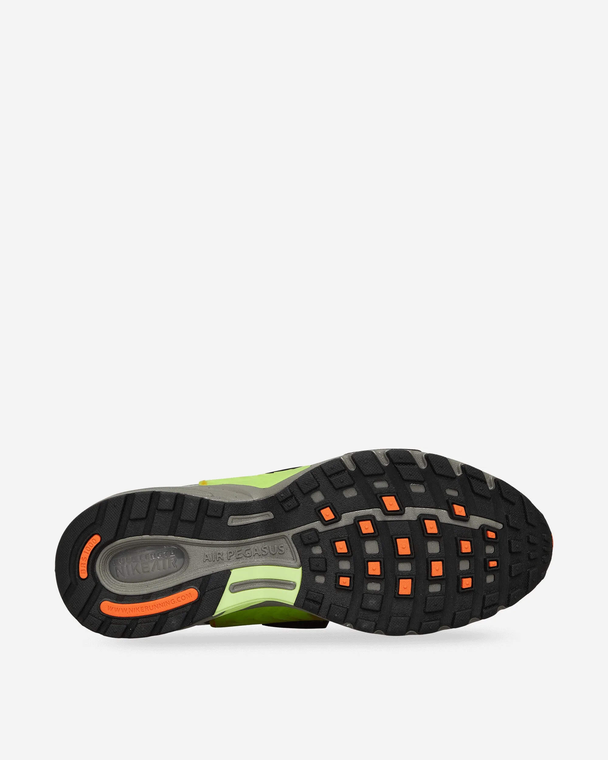 Chaussures de sport Air Pegasus Wave Noir / Gris métallisé plat / Orange sécurité