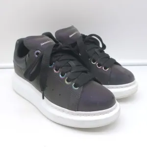 Alexander McQueen Chaussures de Sport Surdimensionnées Iridescentes Violet/Noir Taille 35.5 D