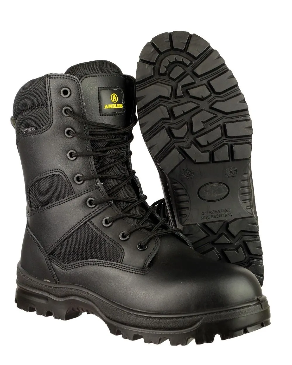 Bottes de sécurité imperméables Amblers à tige haute pour le combat