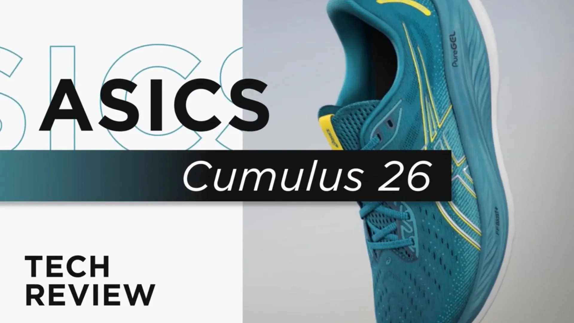 Asics Gel Cumulus 26 - Gris Frais - Jaune Sécurité