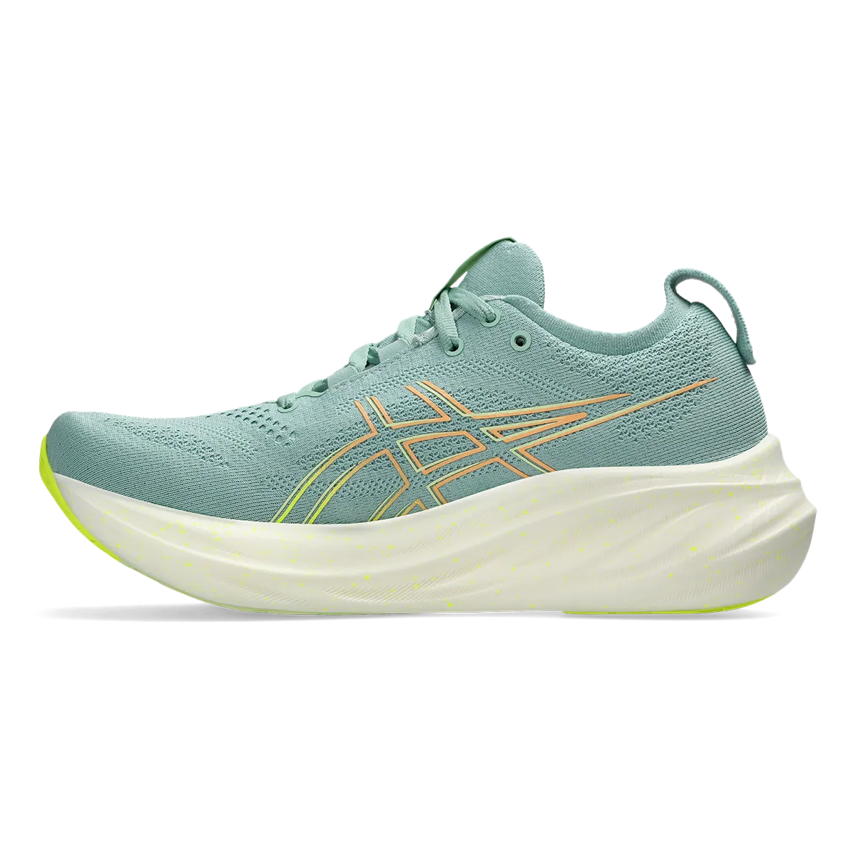 Asics Gel Nimbus 26 - Céladon Clair - Jaune Sécurité
