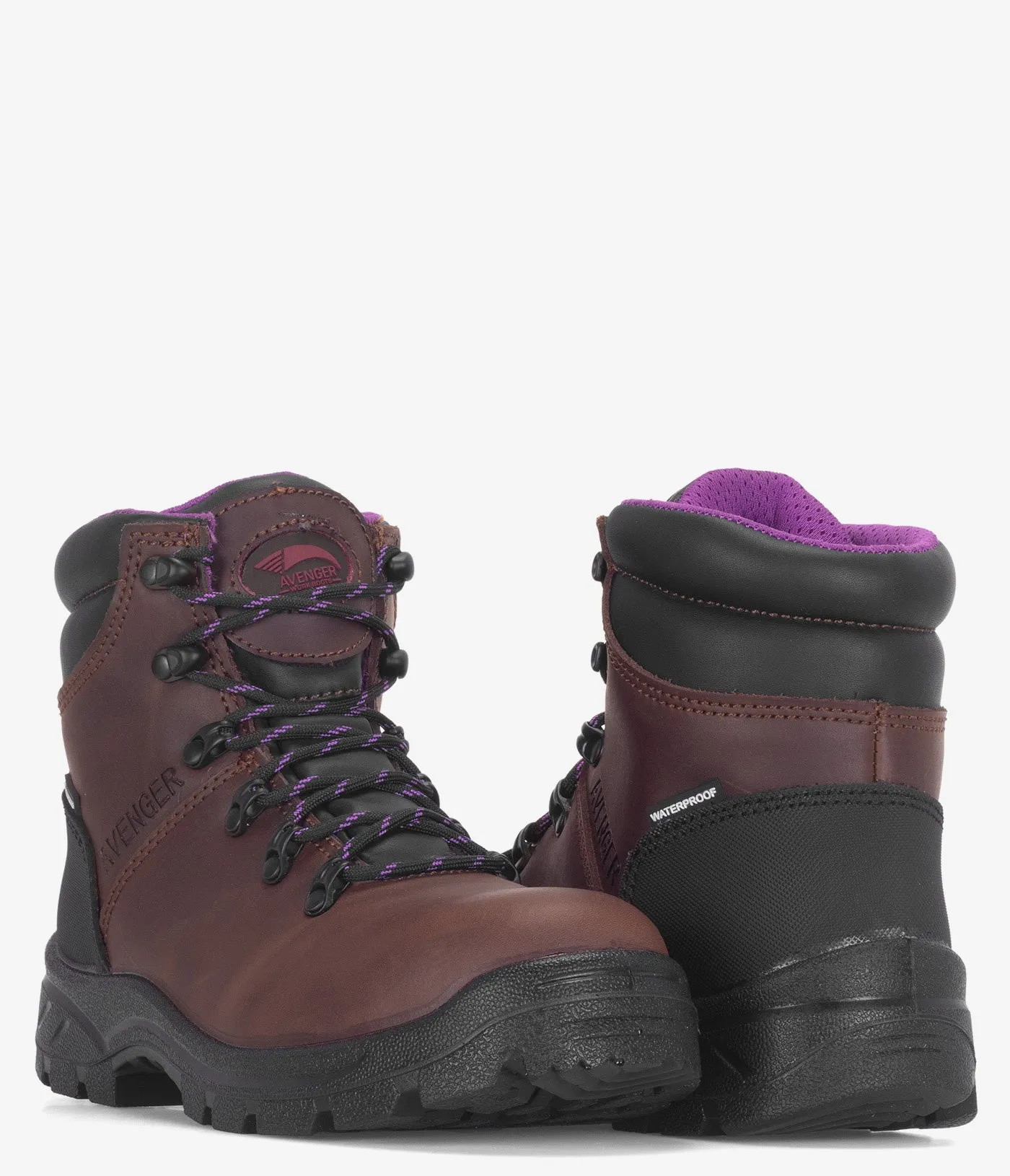Botte à embout d'acier imperméable Avenger Builder - Femme