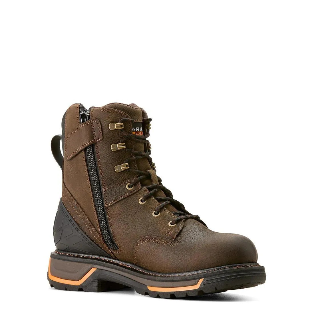 Botte imperméable Big Rig à embout souple de 8 pouces - Café Fer