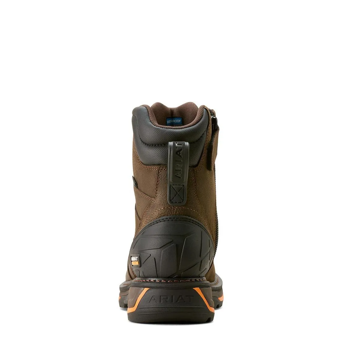 Botte imperméable Big Rig à embout souple de 8 pouces - Café Fer