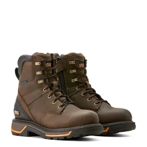 Botte imperméable Big Rig à embout souple de 8 pouces - Café Fer