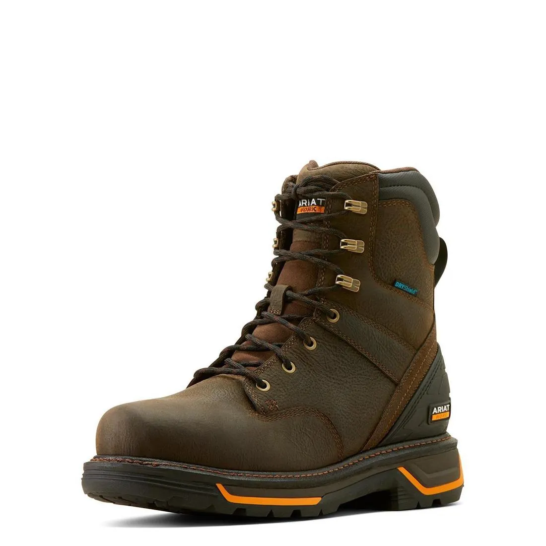 Botte imperméable Big Rig à embout souple de 8 pouces - Café Fer