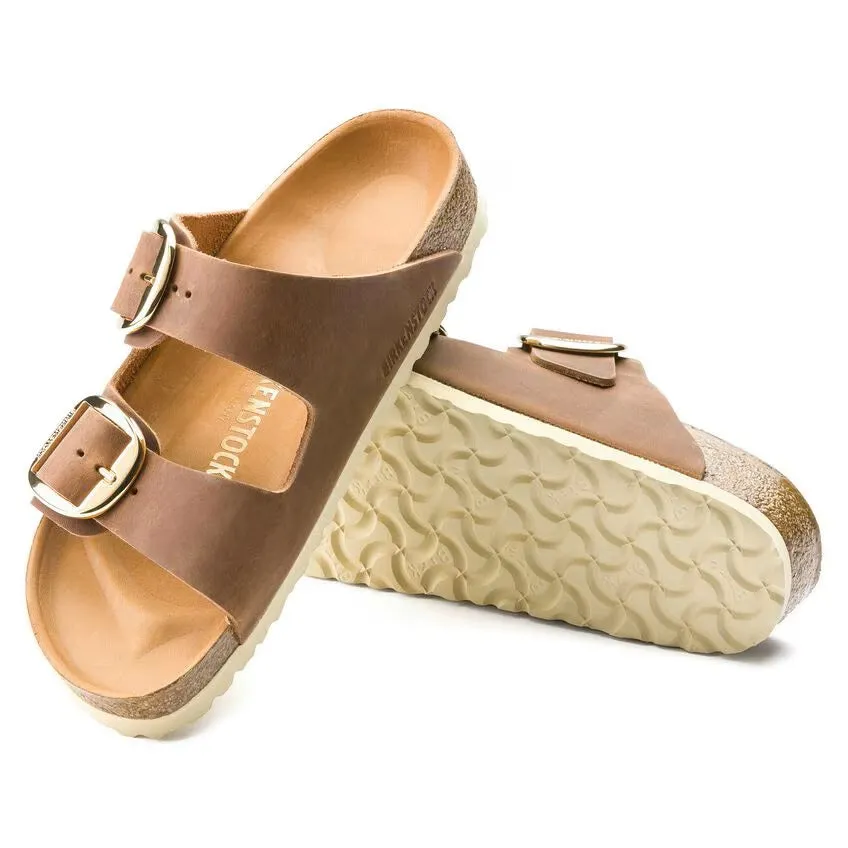 BIRKENSTOCK ARIZONA GRANDE BOUCLE - COGNAC