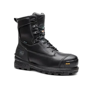 Botte de travail Boondock HD imperméable à embout composite de 8 pouces avec isolation 200G en noir