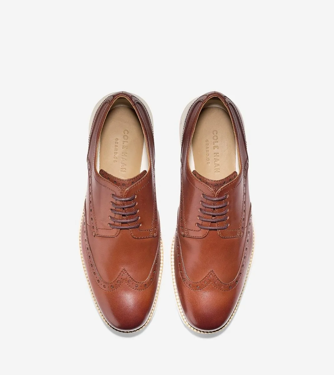 Cole Haan Chaussures Oxford Homme Original Grand Wingtip Tan