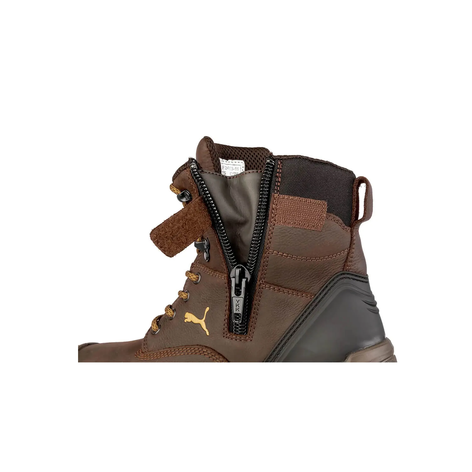 Botte de travail pour hommes Conquest CTX à embout composite imperméable marron