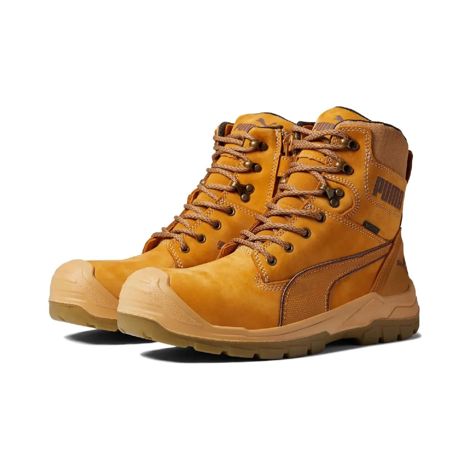 Botte de travail pour hommes Conquest CTX à embout composite imperméable couleur blé
