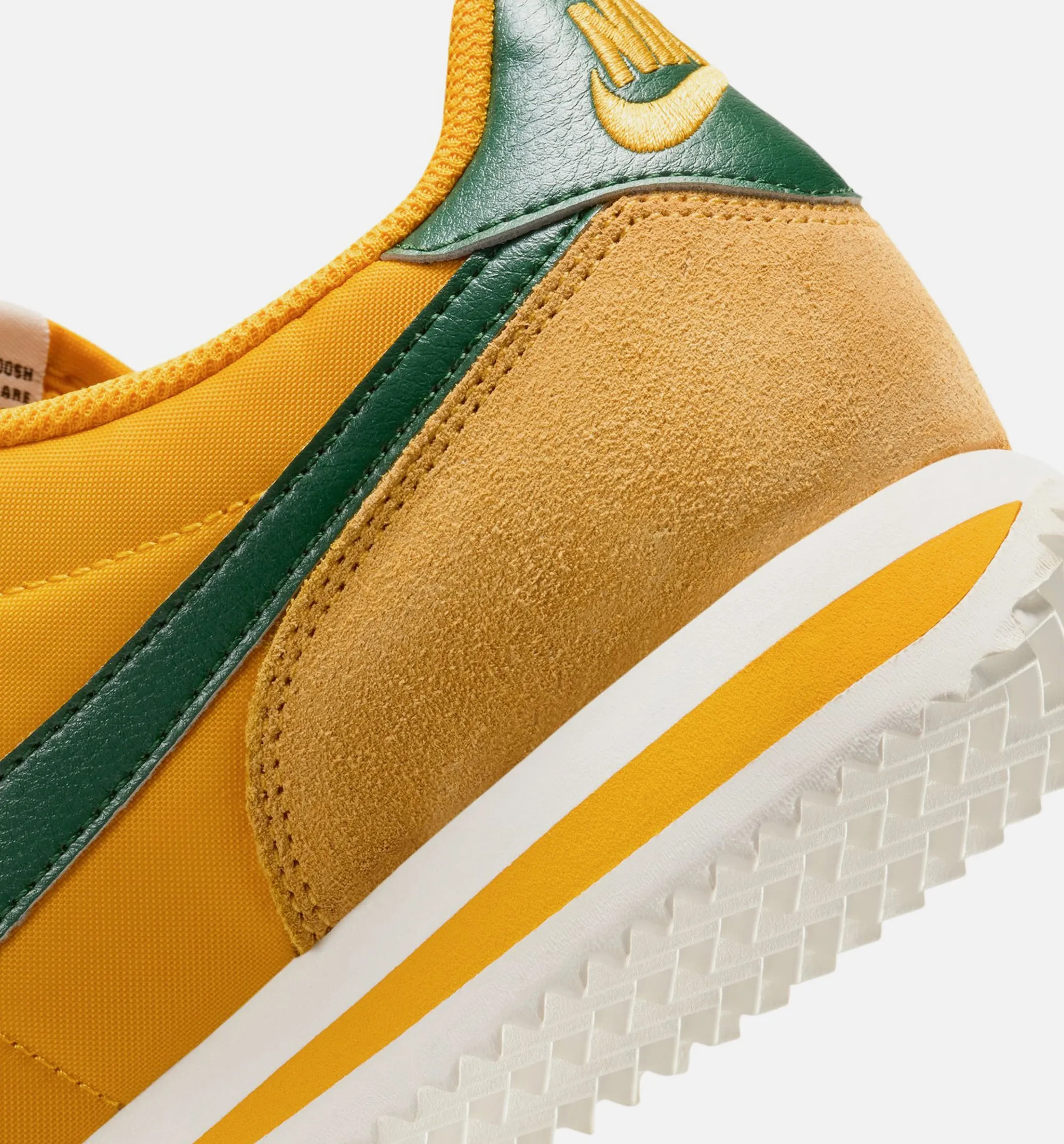 Chaussure de style de vie pour femme Cortez Textile - Ocre Jaune/Orange Sécurité/Noir/Vert Magnifique