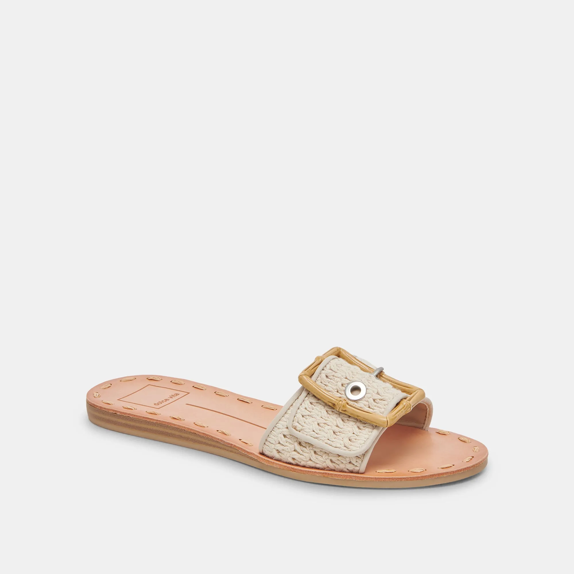 DASA SANDALES LARGES TRICOT SABLE