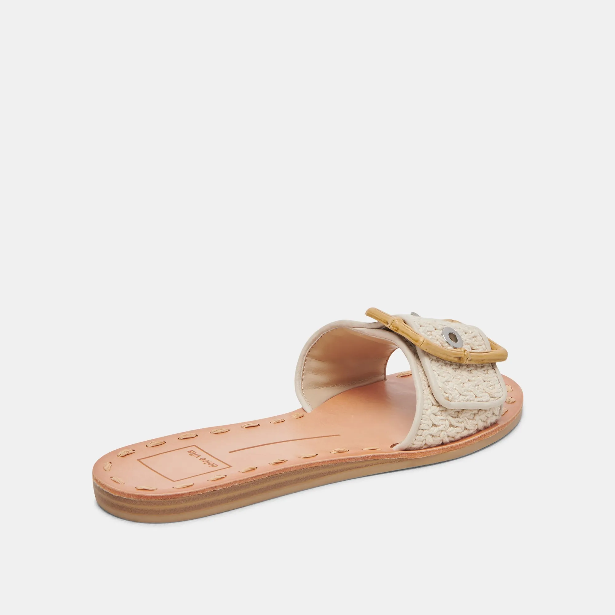 DASA SANDALES LARGES TRICOT SABLE