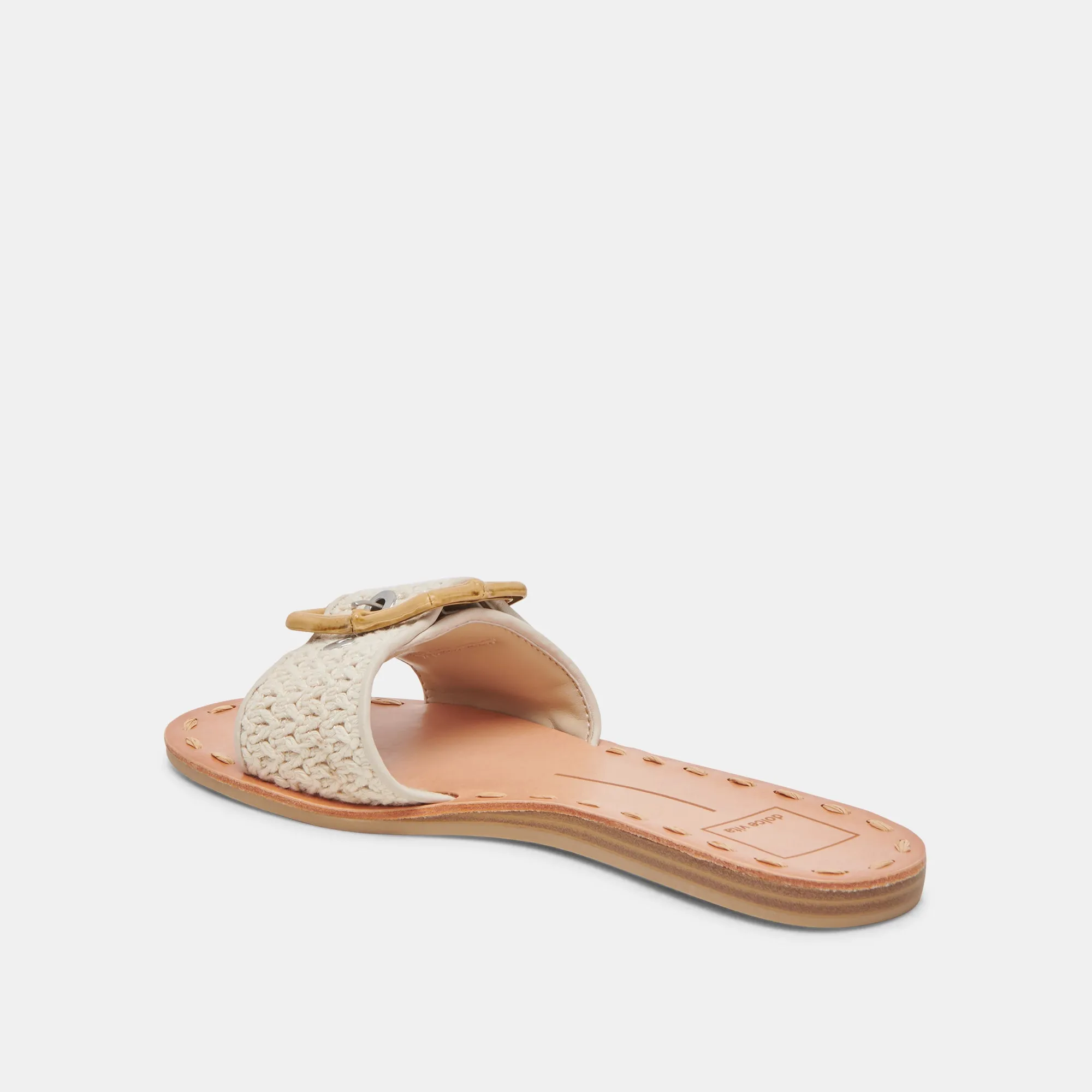 DASA SANDALES LARGES TRICOT SABLE