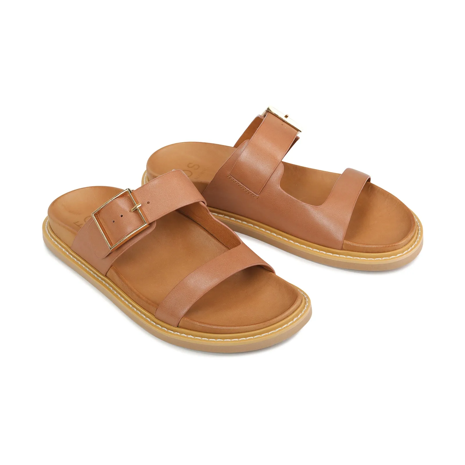 SANDALES EN CUIR DEDRA