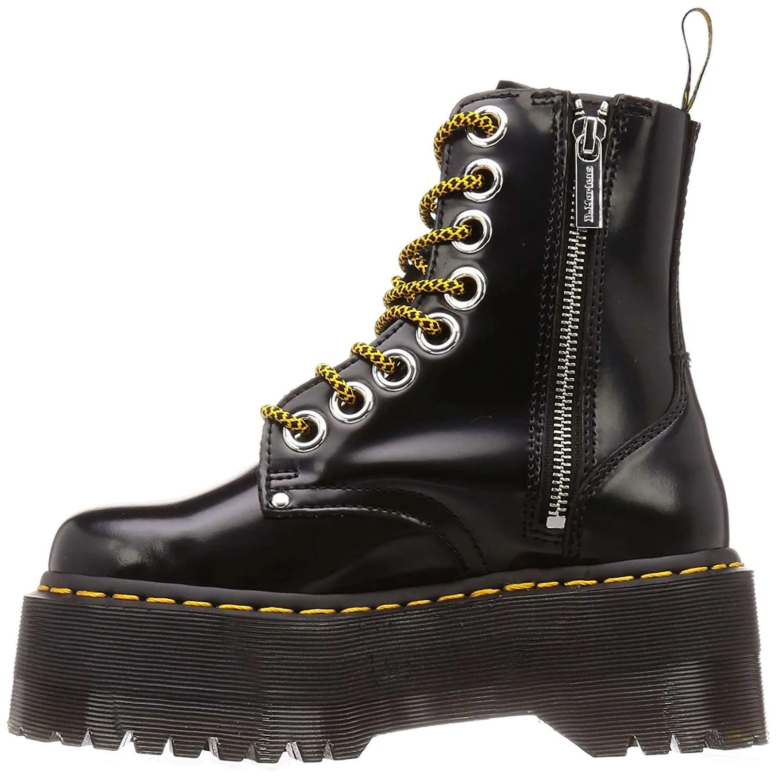 Bottes plateforme pour femmes Dr. Martens Jadon Max en cuir Buttero