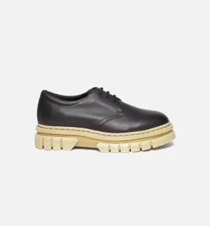 Chaussures Dr Martens Rikard à contraste semelle en cuir plateforme pour homme - Noir/Beige