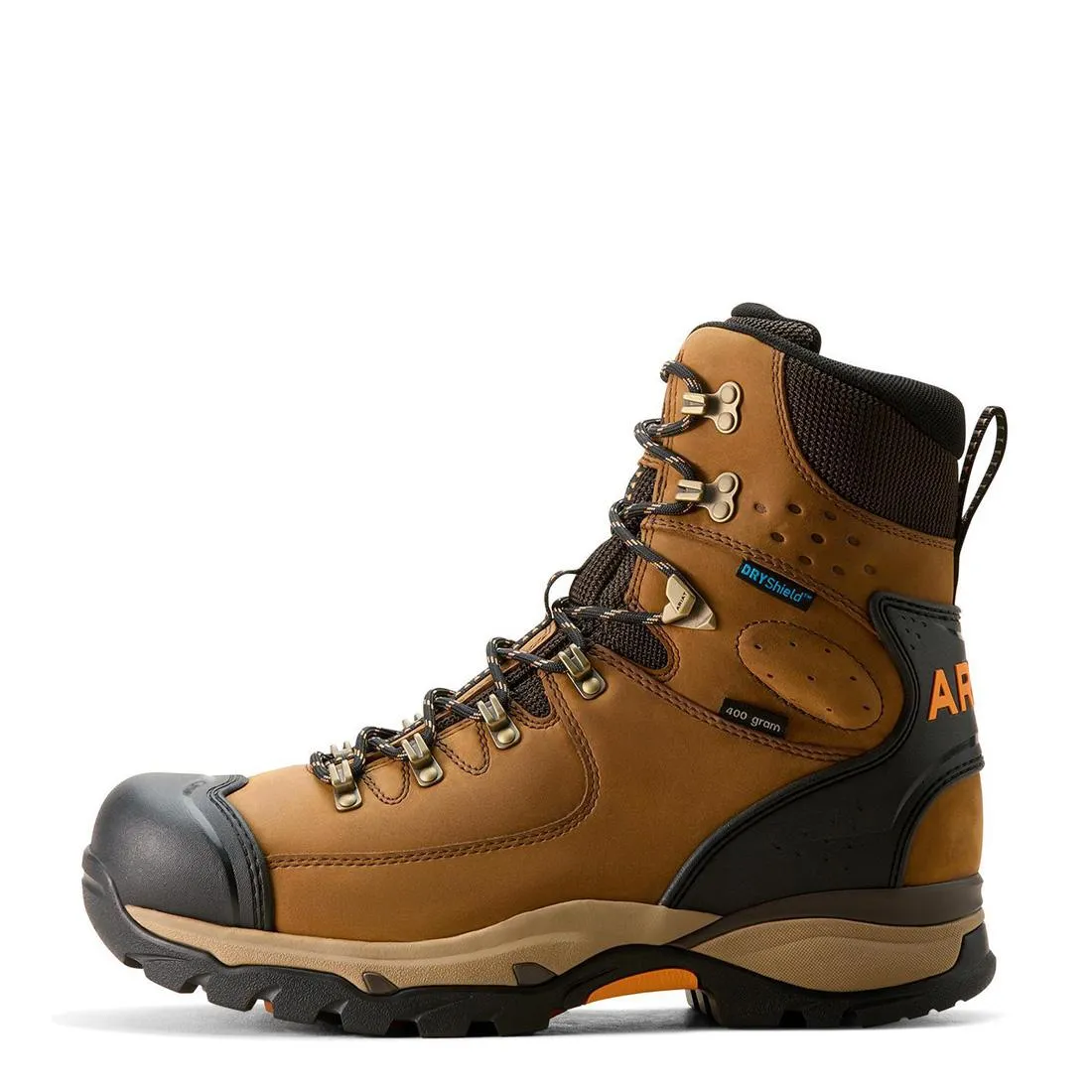 Botte isolée imperméable à embout souple Endeavor 8 pouces couleur marron poussiéreux