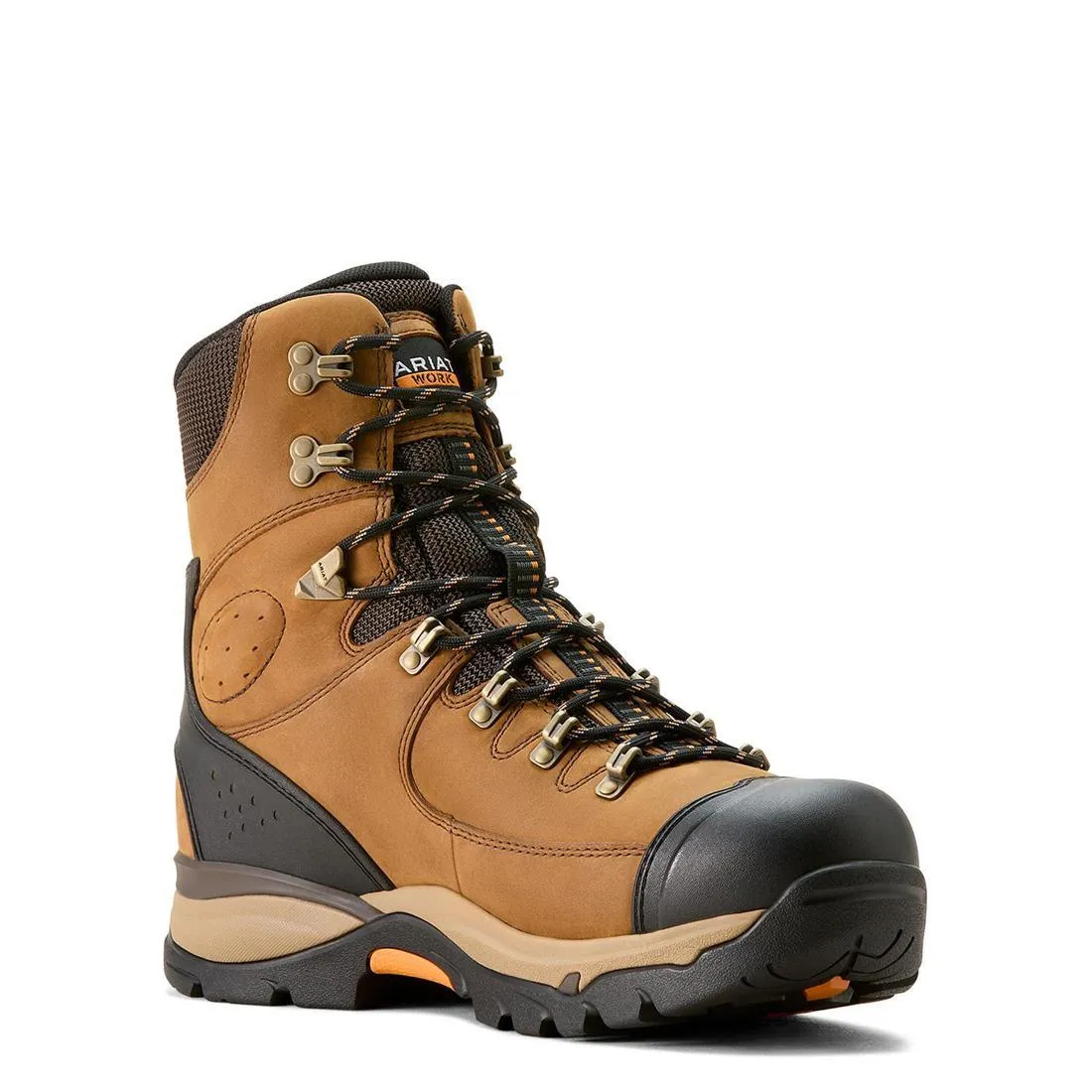Botte isolée imperméable à embout souple Endeavor 8 pouces couleur marron poussiéreux