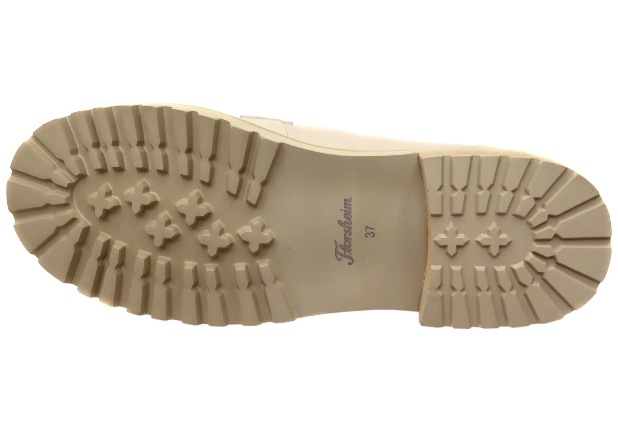 Florsheim Chaussures Femmes Candice Mocassins en Cuir Confortables à Bout Rond