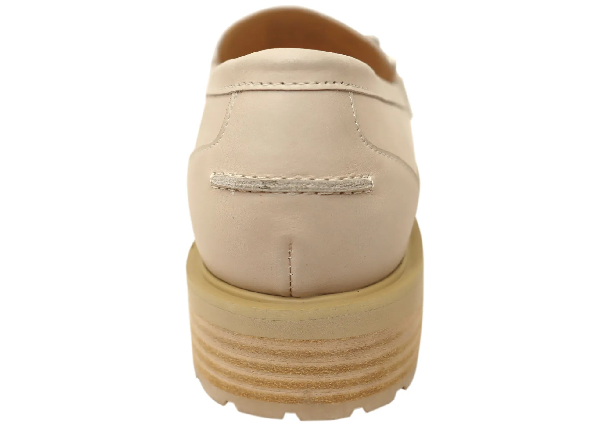 Florsheim Chaussures Femmes Candice Mocassins en Cuir Confortables à Bout Rond