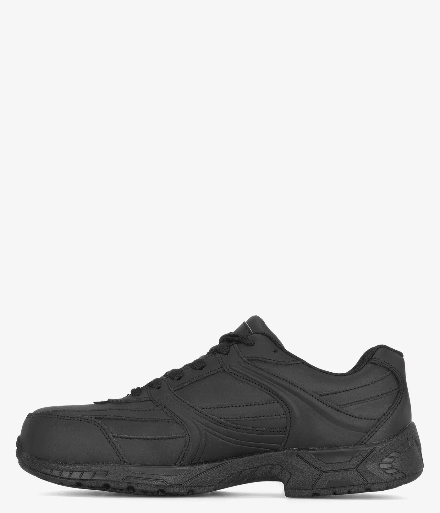 Chaussure de jogging à embout d'acier sécurisé avec adhérence authentique