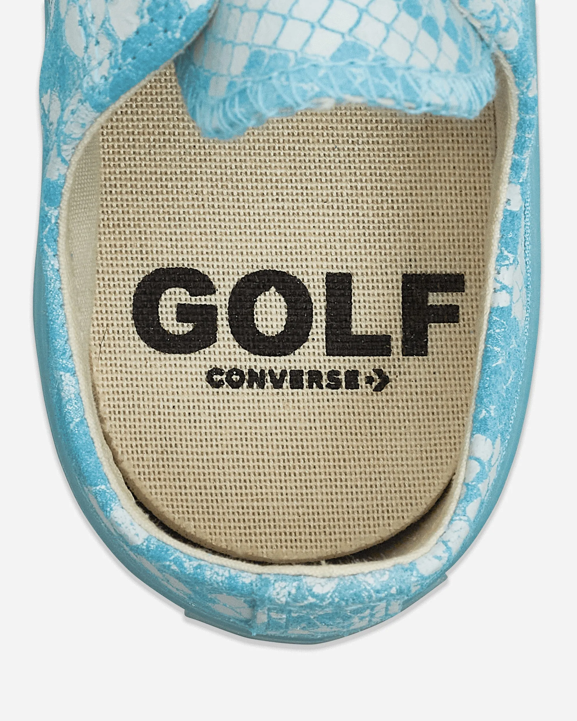 GOLF WANG Chuck 70 Python Sneakers Bleu