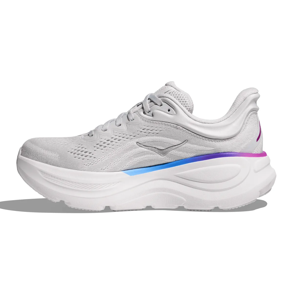 Hoka One One Femme Bondi 9 Gris Cosmique/Blanc
