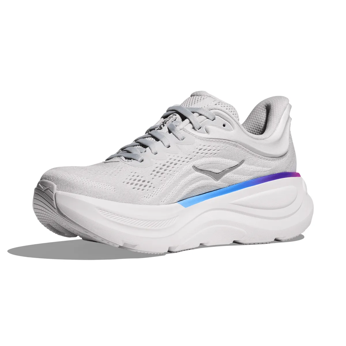 Hoka One One Femme Bondi 9 Gris Cosmique/Blanc