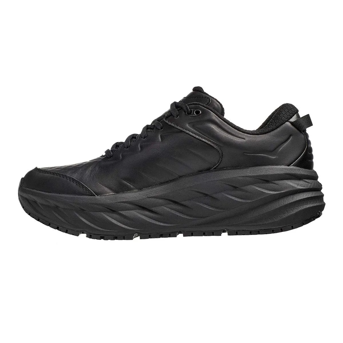 Hoka One One Femme Bondi SR Cuir Noir