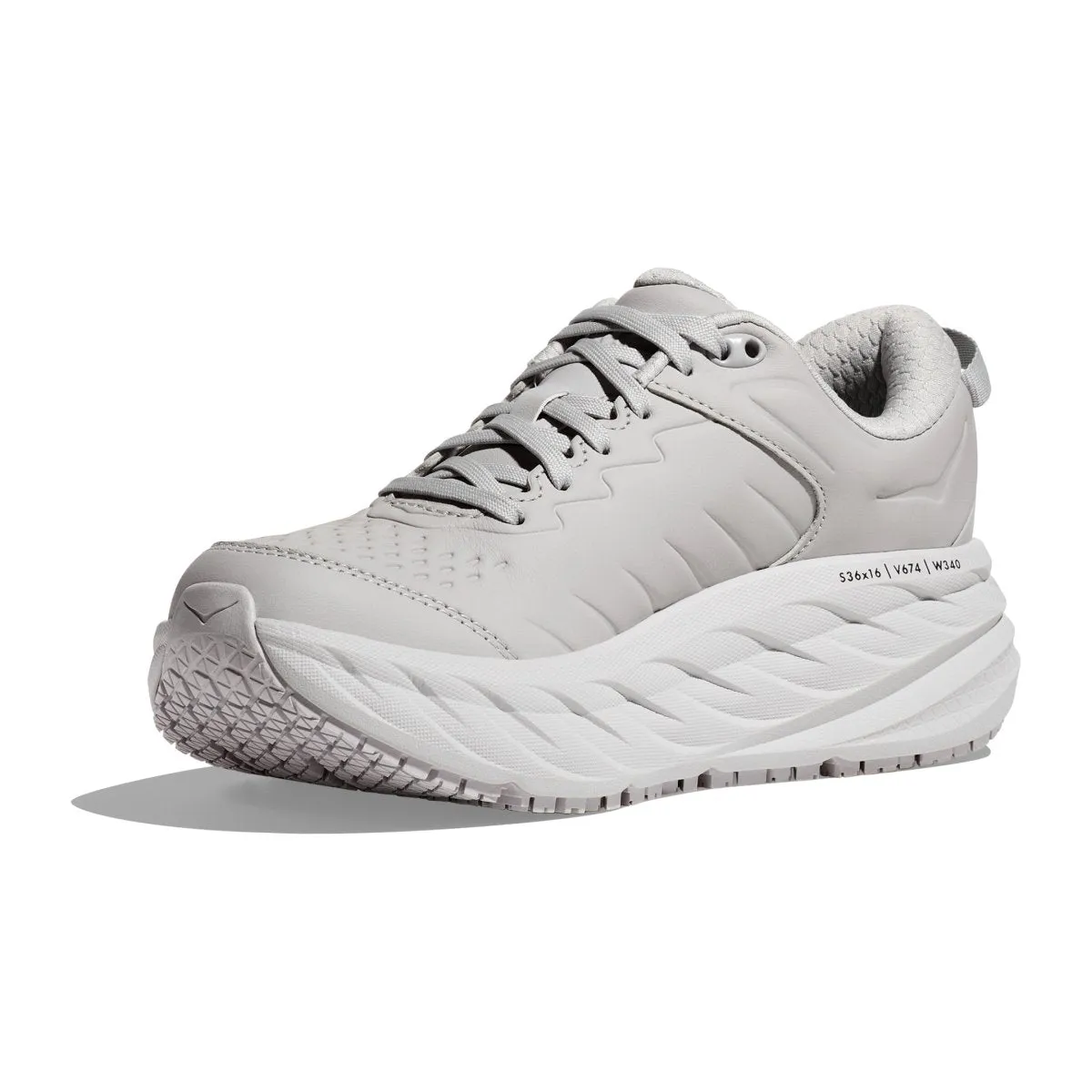 Hoka One One Femme Bondi SR Brume Portuelle/Roche Lunaire