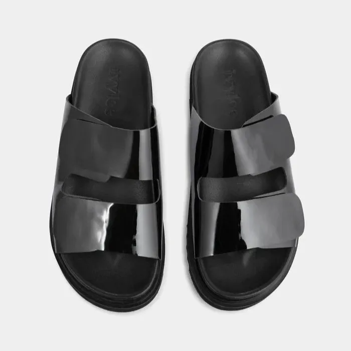 IvyLee Dawn Chaussures en Cuir Verni Noir_Ivy-Lee