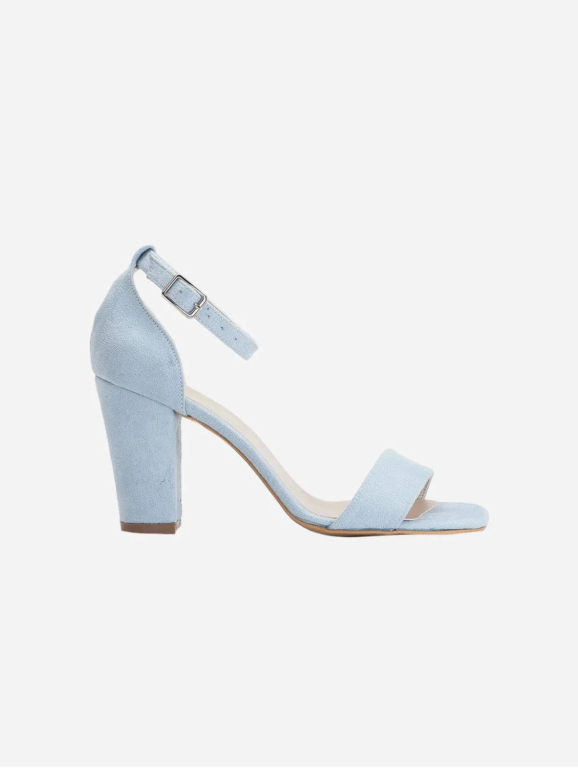 Jess Talons Ouverts en Similicuir Végan | Bleu