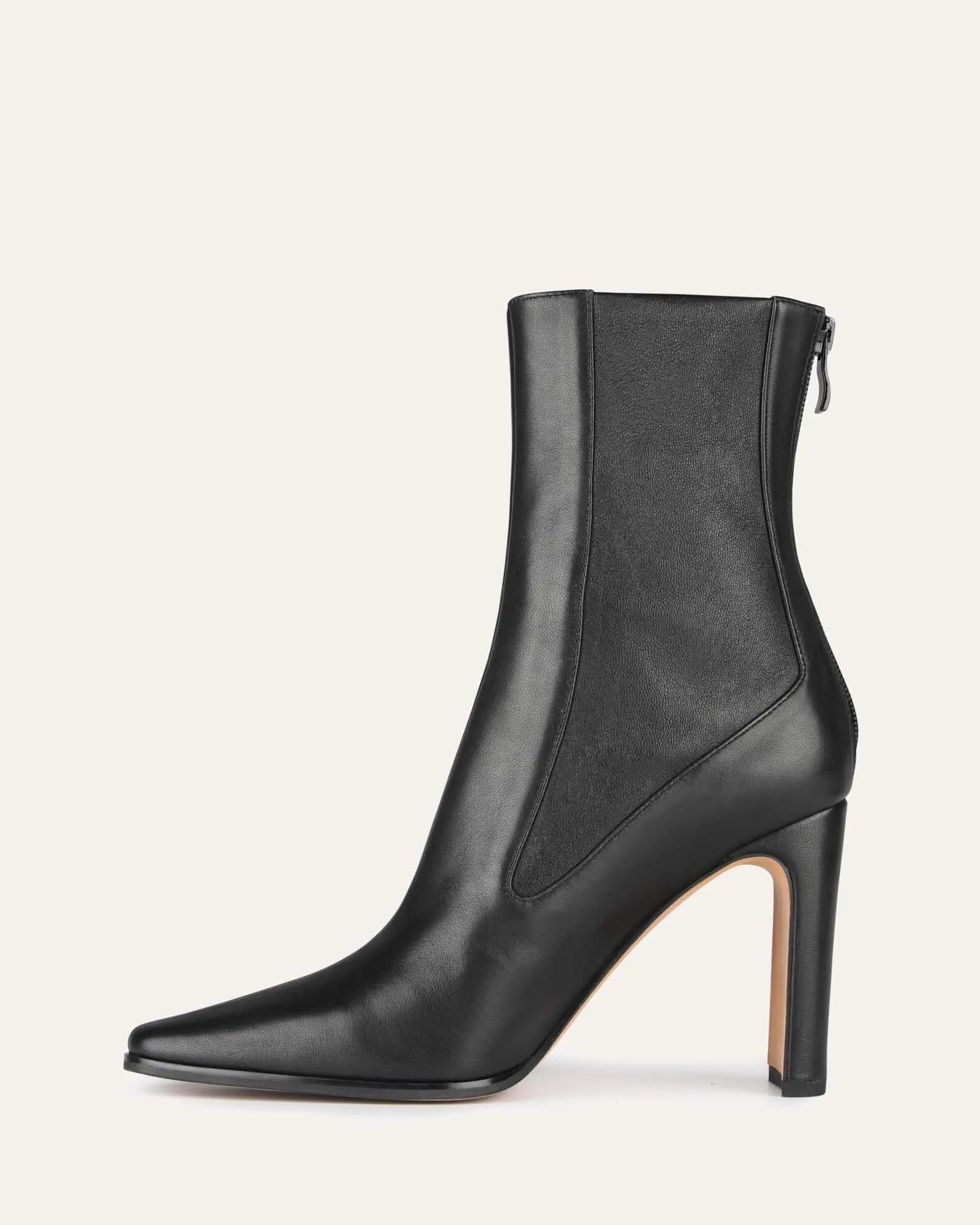 BOTTES HAUTES JUILLET EN CUIR NOIR