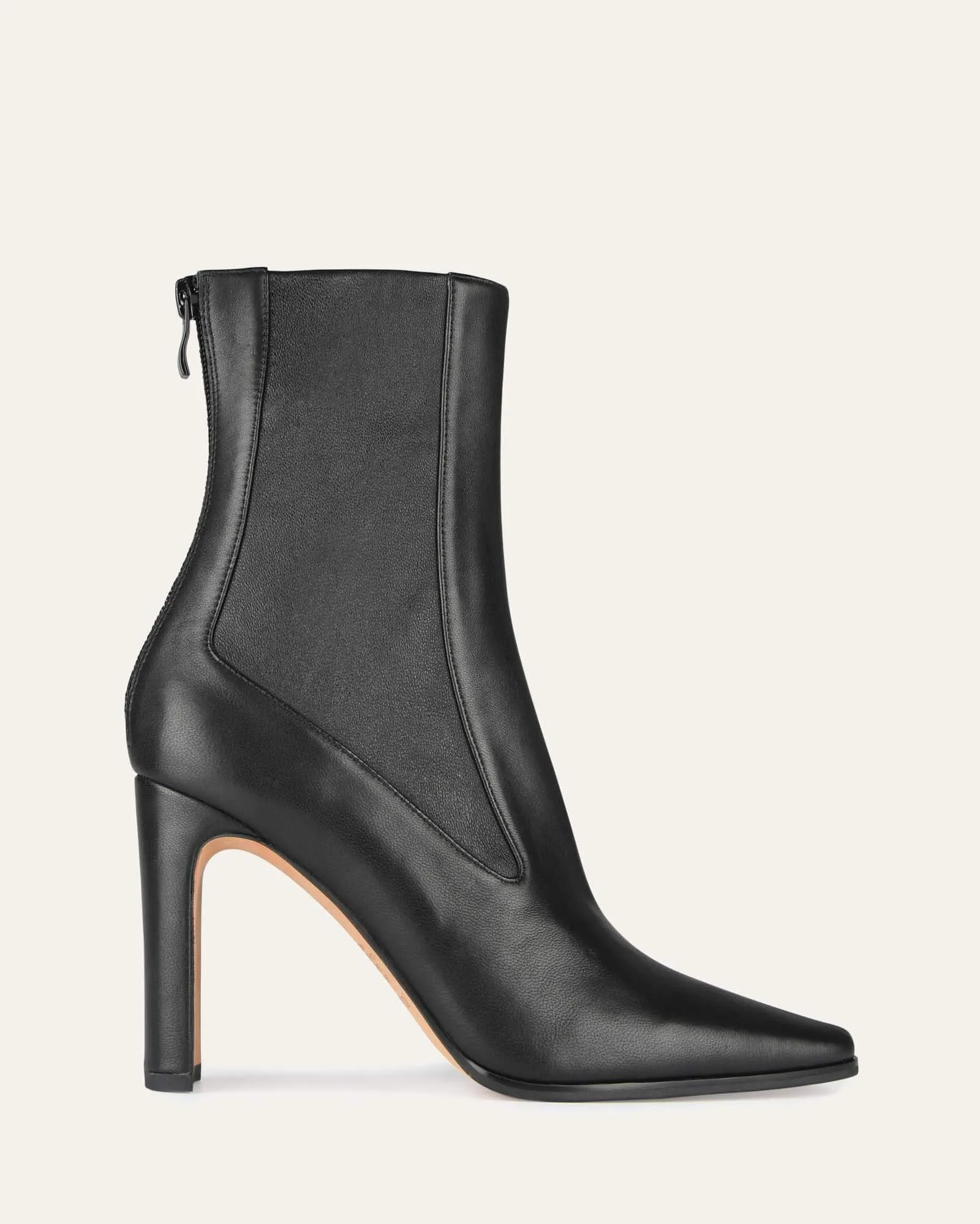 BOTTES HAUTES JUILLET EN CUIR NOIR